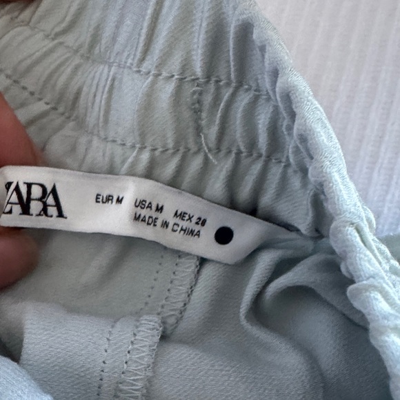 Zara Shirt and pants with Green beaded Leaf Design - Picture 11 of 12